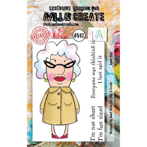 AALL & Create - A7 - Clear Stamps - 843 - Janet Klein - Agnes Rose