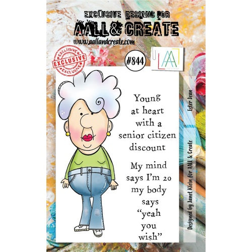 AALL & Create - A7 - Clear Stamps - 844 - Janet Klein - Ester Jean