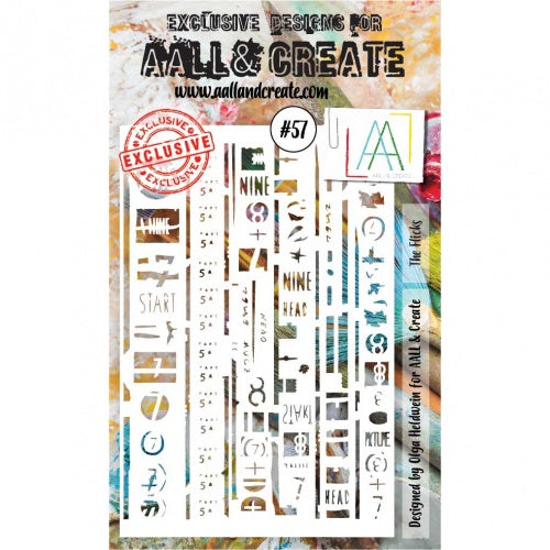 AALL & Create - Stencil - A6 - 57 - The Flicks