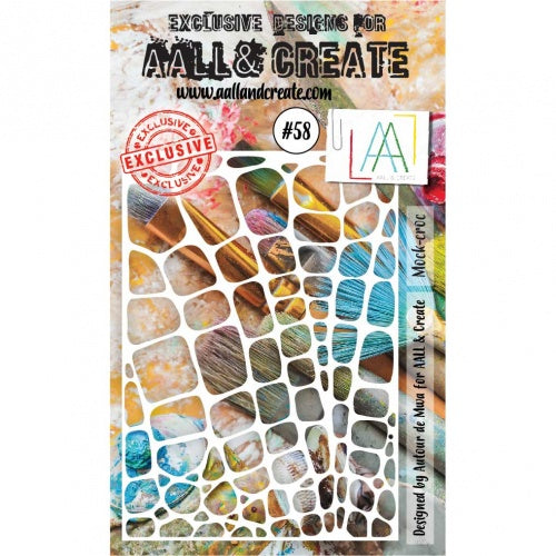 AALL & Create - Stencil - 58 - Mock Croc