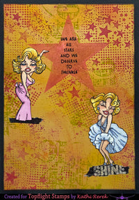 AALL & Create - A7 - Clear Stamps - 475 - Janet Klein - Marilyn