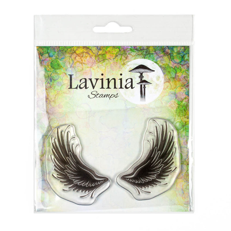 Lavinia - Clear Polymer Stamp - Angel Wings Large - LAV779