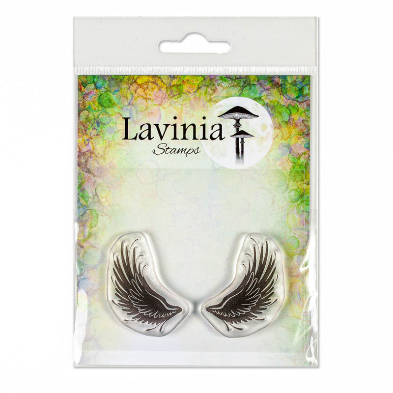 Lavinia - Clear Polymer Stamp - Angel Wings Small - LAV778