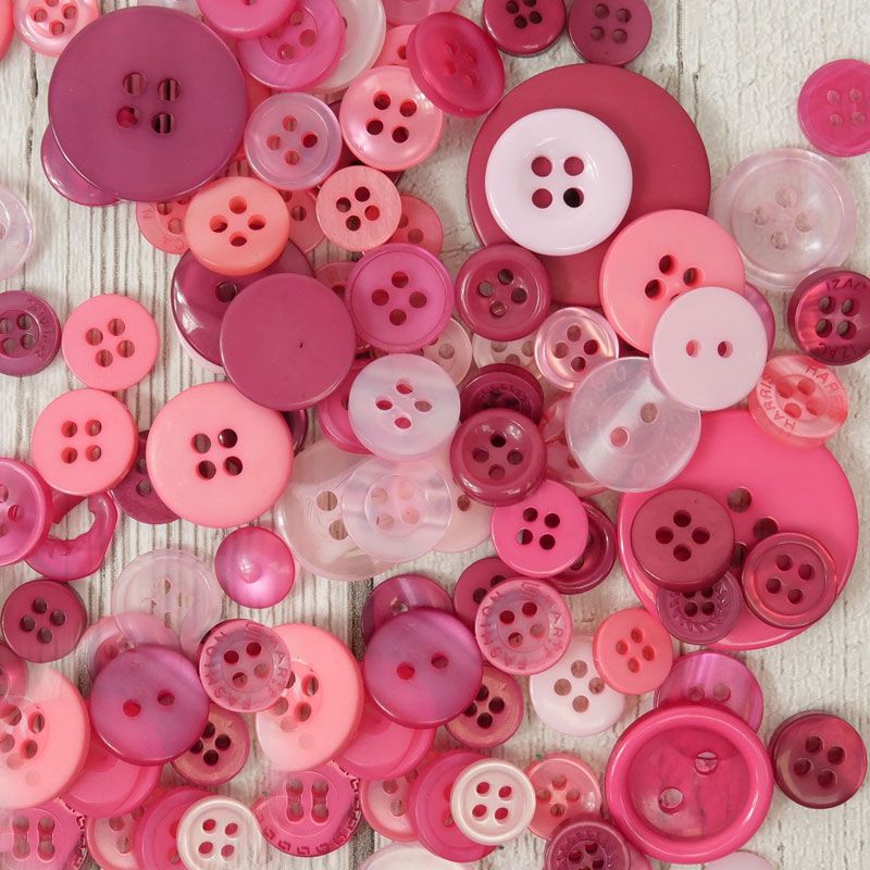 Hunkydory - Button Assortment - Pinks