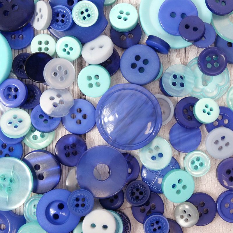 Hunkydory - Button Assortment - Blues