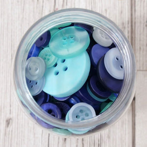 Hunkydory - Button Assortment - Blues