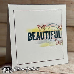 Visible Image - A6 - Clear Polymer Stamp Set - Bold Enough