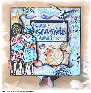 Crafty Individuals - Unmounted Rubber Stamp - 278 - Beside the Seaside
