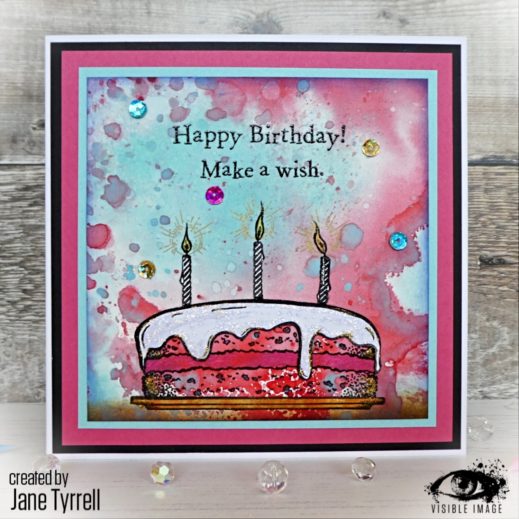 Visible Image - A6 - Clear Polymer Stamp Set -  Blow Out the Candles - Clear Polymer Stamp Set