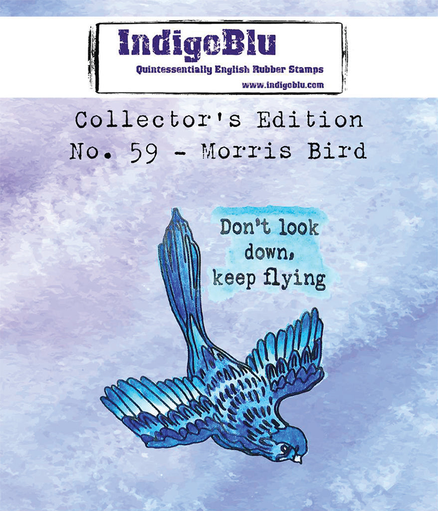 IndigoBlu - Cling Mounted Stamp - Collector's Edition No. 59 - Morris Bird