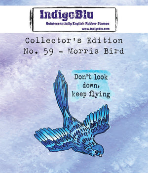 IndigoBlu - Cling Mounted Stamp - Collector's Edition No. 59 - Morris Bird