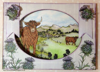 Hobby Art Stamps - Clear Polymer Stamp Set - Highland Cattle