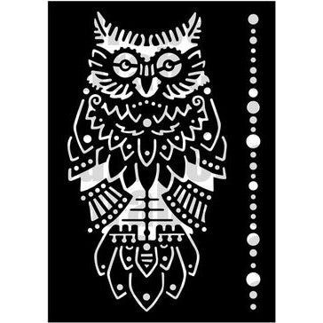 Carabelle Studio - A6 - Stencil Mask - Hibou - Owl