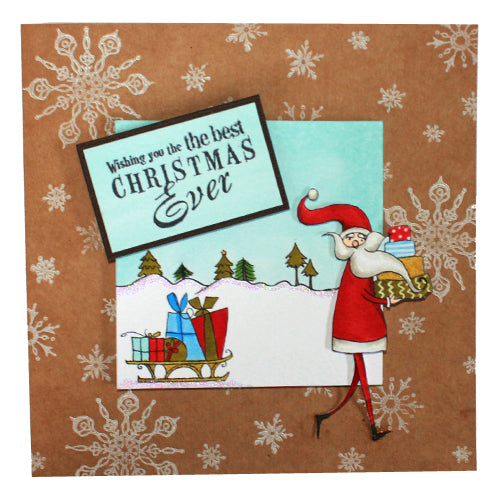 Hobby Art Stamps - Clear Polymer Stamp Set - Christmas Friends