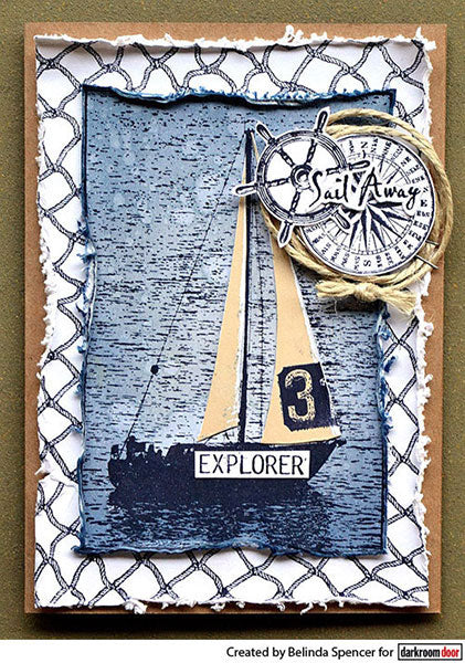 darkroom door fishing net stamp Darkroom Door - Background Stamp - Fishing Net