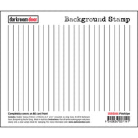 Darkroom Door - Background Stamp - Pinstripe - Red Rubber Cling Stamps