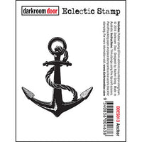 Darkroom Door - Eclectic Stamp - Anchor - Red Rubber Cling Stamp