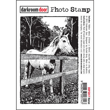 Darkroom Door - Photo Stamp - Horse - Rubber Cling Photo Stamp