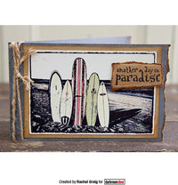 Darkroom Door - Photo Stamp - Surfboards - Rubber Cling Photo Stamp