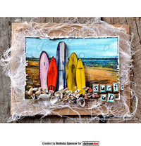 Darkroom Door - Photo Stamp - Surfboards - Rubber Cling Photo Stamp