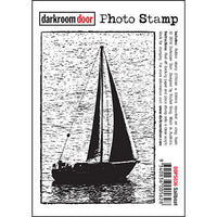 Darkroom Door - Photo Stamp - Sailboat - Rubber Cling Photo Stamp