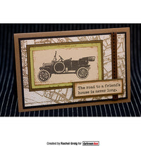 Darkroom Door - Rubber Stamp Set - Vintage Automobiles