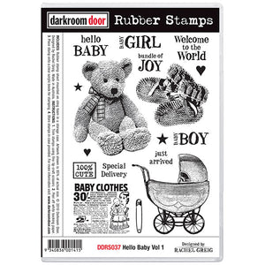 Darkroom Door - Rubber Stamp Set - Hello Baby Vol. 1