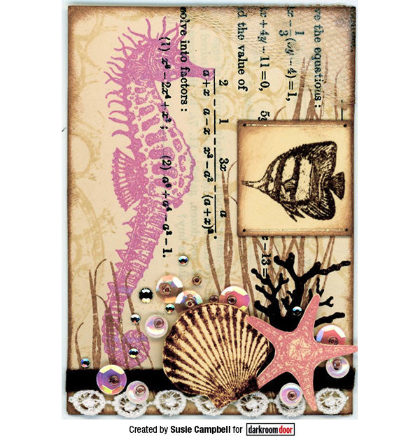 Darkroom Door - Rubber Stamp Set - Under the Sea