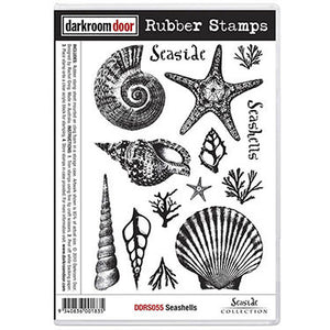 Darkroom Door - Rubber Stamp Set - Seashells