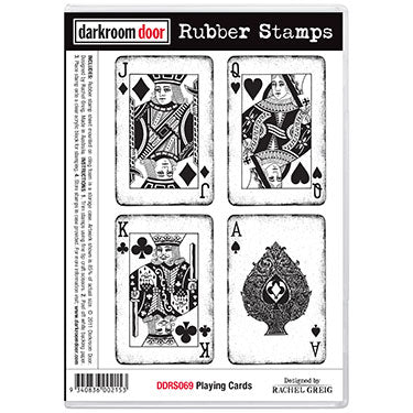 Darkroom Door - Rubber Stamp Set - Playing Cards