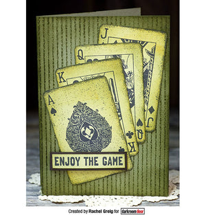 Darkroom Door - Rubber Stamp Set - Playing Cards