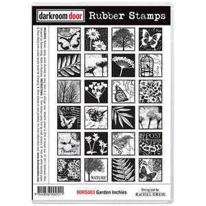 Darkroom Door - Rubber Stamp Set - Garden Inchies