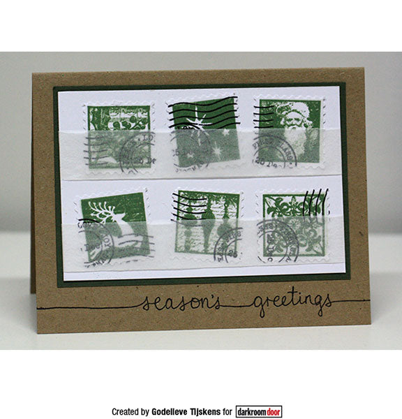 Darkroom Door - Rubber Stamp Set - Christmas Sentiments