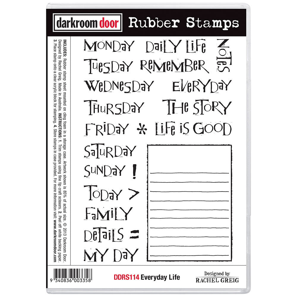 Darkroom Door - Rubber Stamp Set - Everyday Life