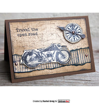 Darkroom Door - Rubber Stamp Set - Classic Motorcycles