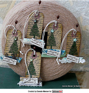 Darkroom Door - Rubber Stamp Set - Stitched Christmas