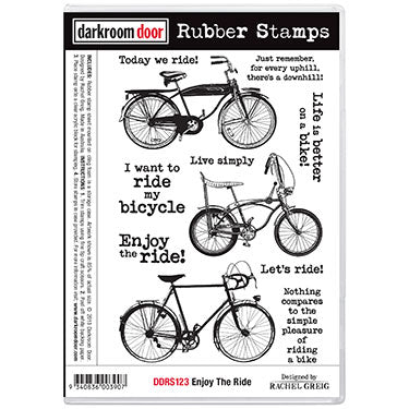 Darkroom Door - Rubber Stamp Set - Enjoy the Ride