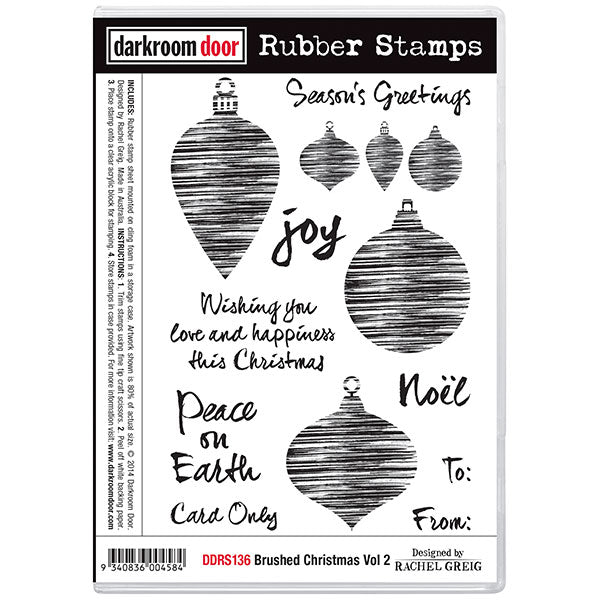 Darkroom Door - Rubber Stamp Set - Brush Christmas Vol. 2