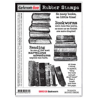 Darkroom Door - Rubber Stamp Set - Bookworm
