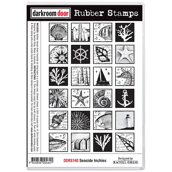Darkroom Door - Rubber Stamp Set - Seaside Inchies