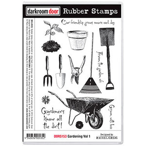 Darkroom Door - Rubber Stamp Set - Gardening Vol 1