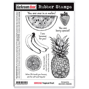 Darkroom Door - Rubber Stamp Set - Tropical Fruit