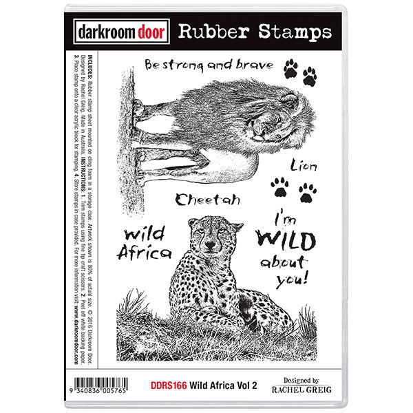 Darkroom Door - Rubber Stamp Set - Wild Africa Vol. 2