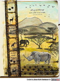 Darkroom Door - Rubber Stamp Set - Wild Africa Vol. 3