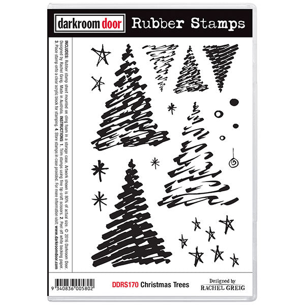 tree rubber stamp Darkroom Door - Rubber Stamp Set