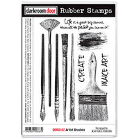 Darkroom Door - Rubber Stamp Set - Artist Brushes