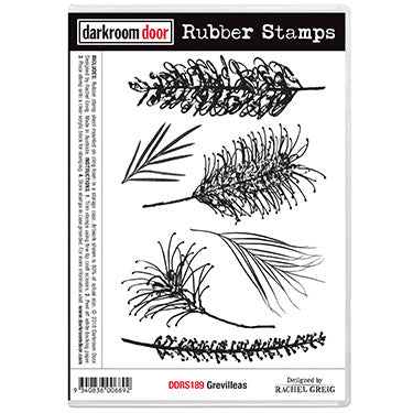 Darkroom Door - Rubber Stamp Set - Grevilleas