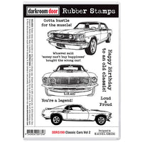 Darkroom Door - Rubber Stamp Set - Classic Cars Vol 2