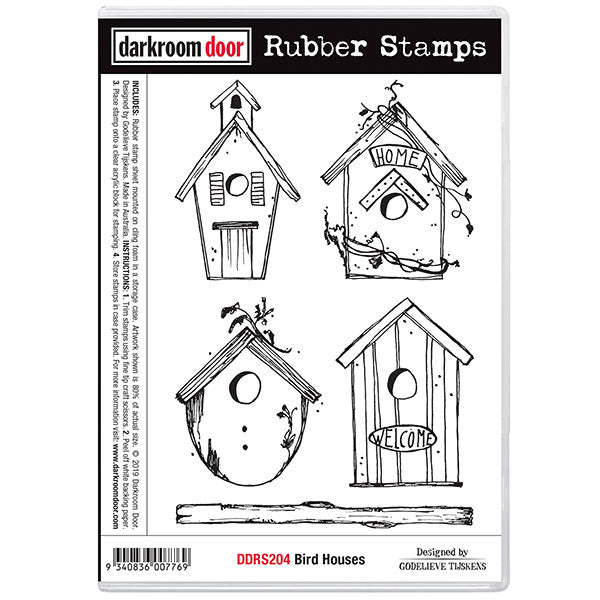 Darkroom Door - Rubber Stamp Set - Bird Houses