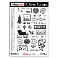 Darkroom Door - Rubber Stamp Set - Merry Mail
